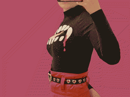 Cool new red skirt